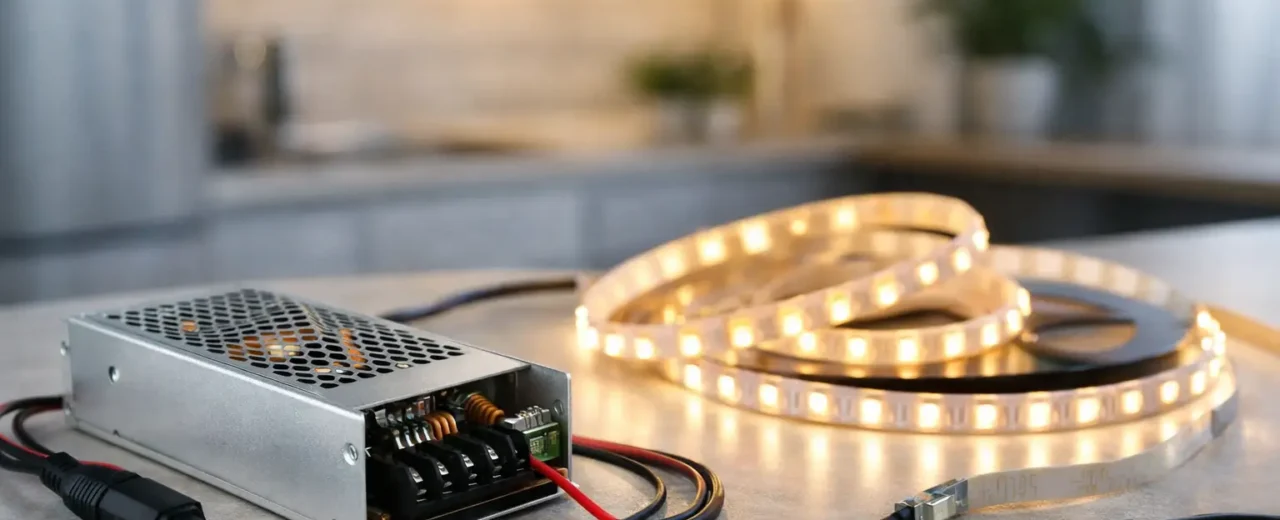 Jak dobrać zasilacz do taśmy LED