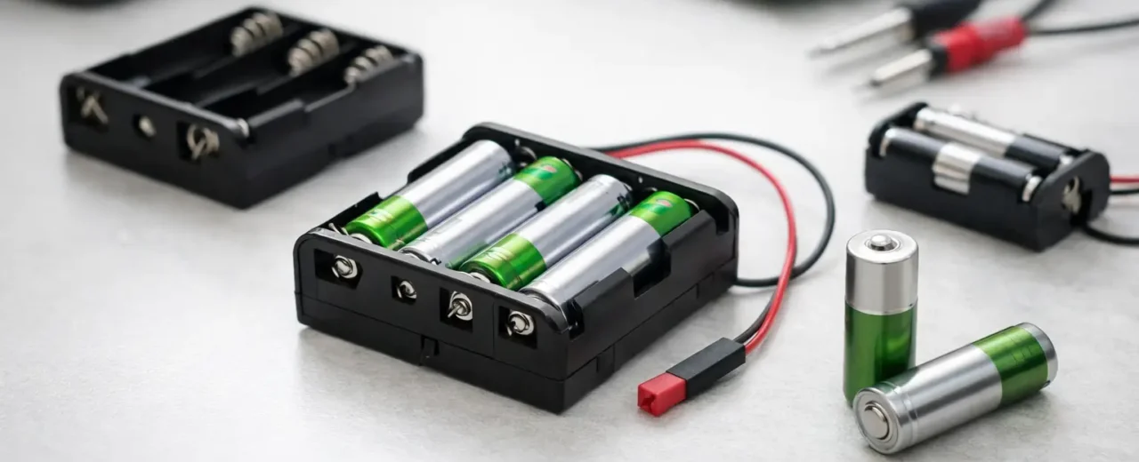 Koszyk na baterie AA – jak dobrać właściwy