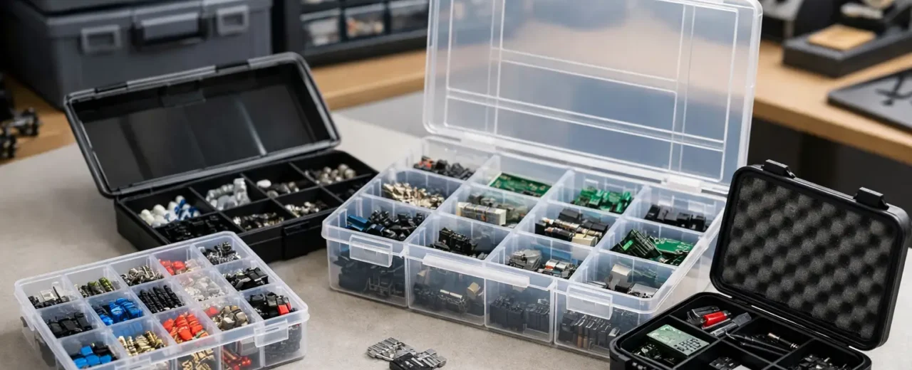 Jakie pudełka na części elektroniczne wybrać